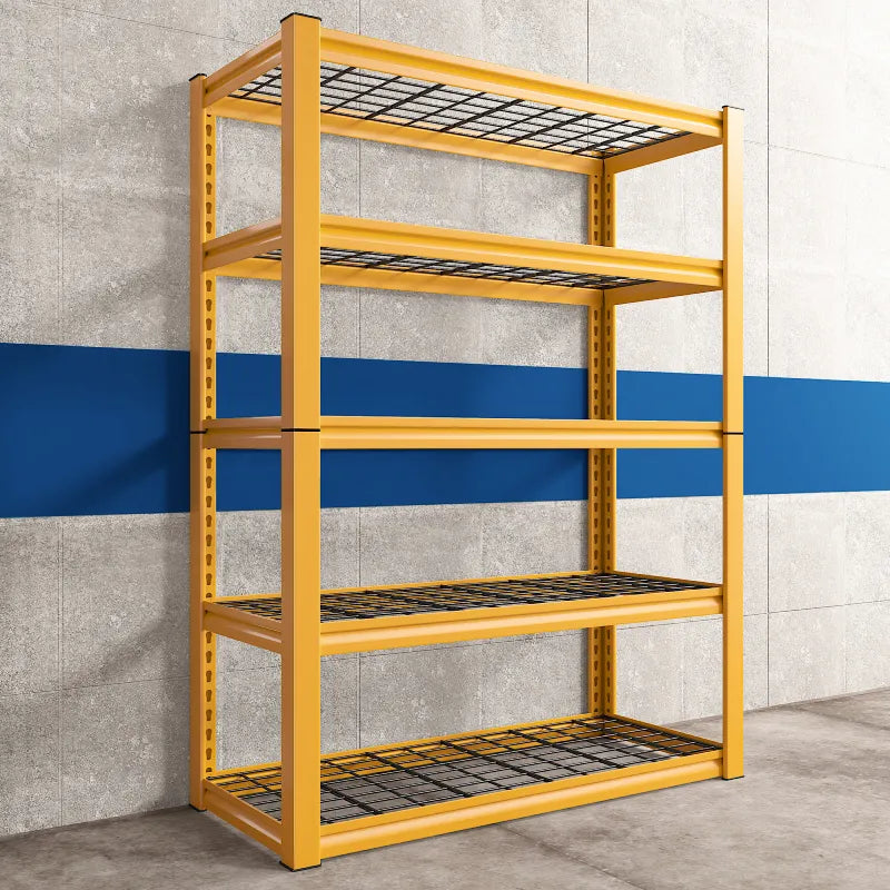 REIBII 72" Metal Wire Shelving Units,  2000 Lbs Adjustable Industrial Steel Shelving