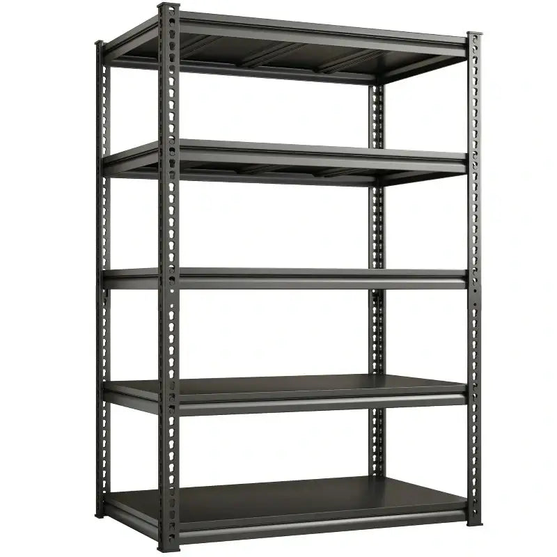 REIBII Heavy Duty Garage Shelving Unit 2000Lbs 5 Tier Adjustable Metal Shelf