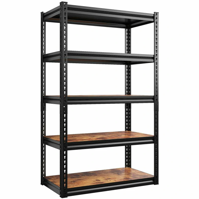 REIBII Heavy Duty Storage Shelving 5 Tiers Garage Shelves Load 2500LBS