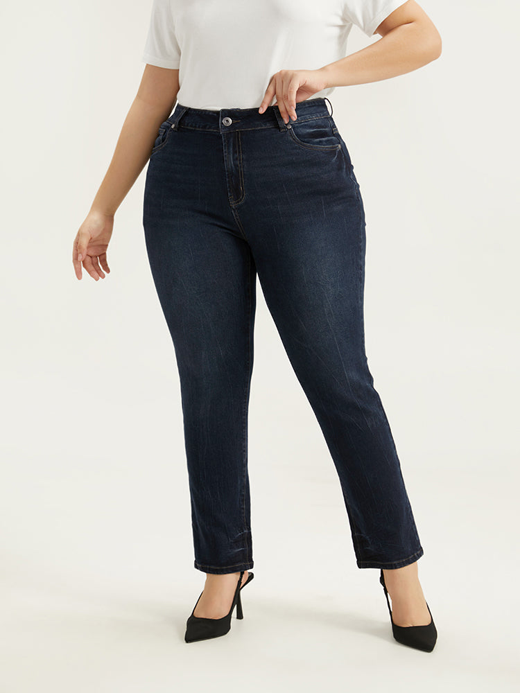 Plain High Rise Very Stretchy Jeans