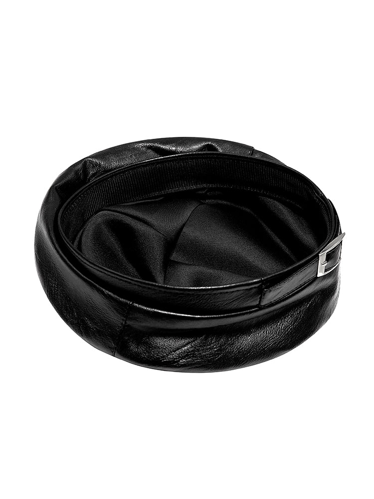 Buckle Decor Beret