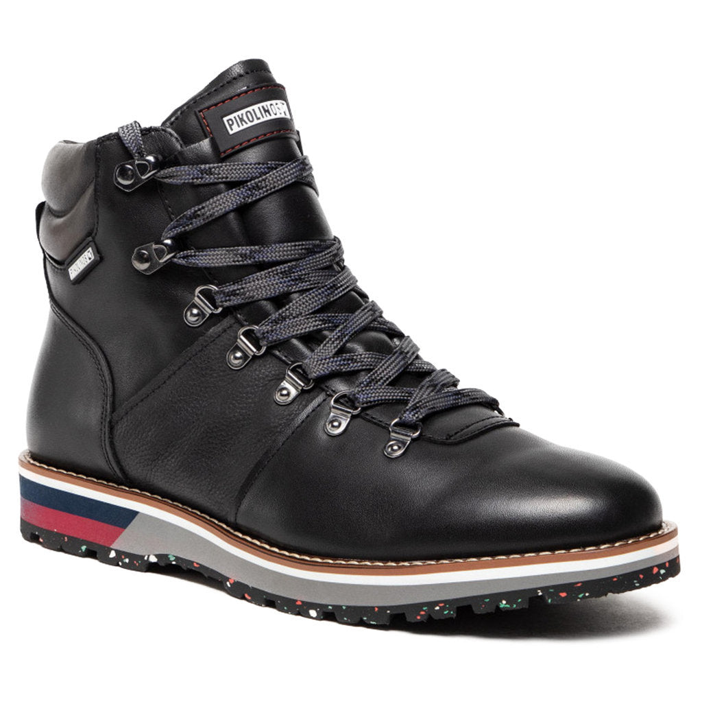 Pikolinos Pirineos M6S-8114C1 Leather Mens Boots - Black - UK 7-7.5