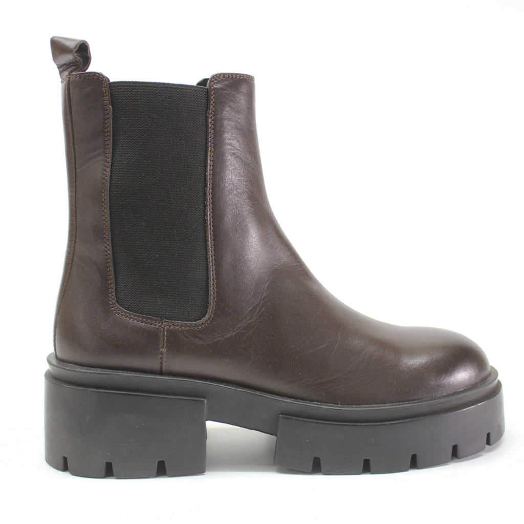 H & M Womens Chelsea Boots Leather Brown Boots - UK 7