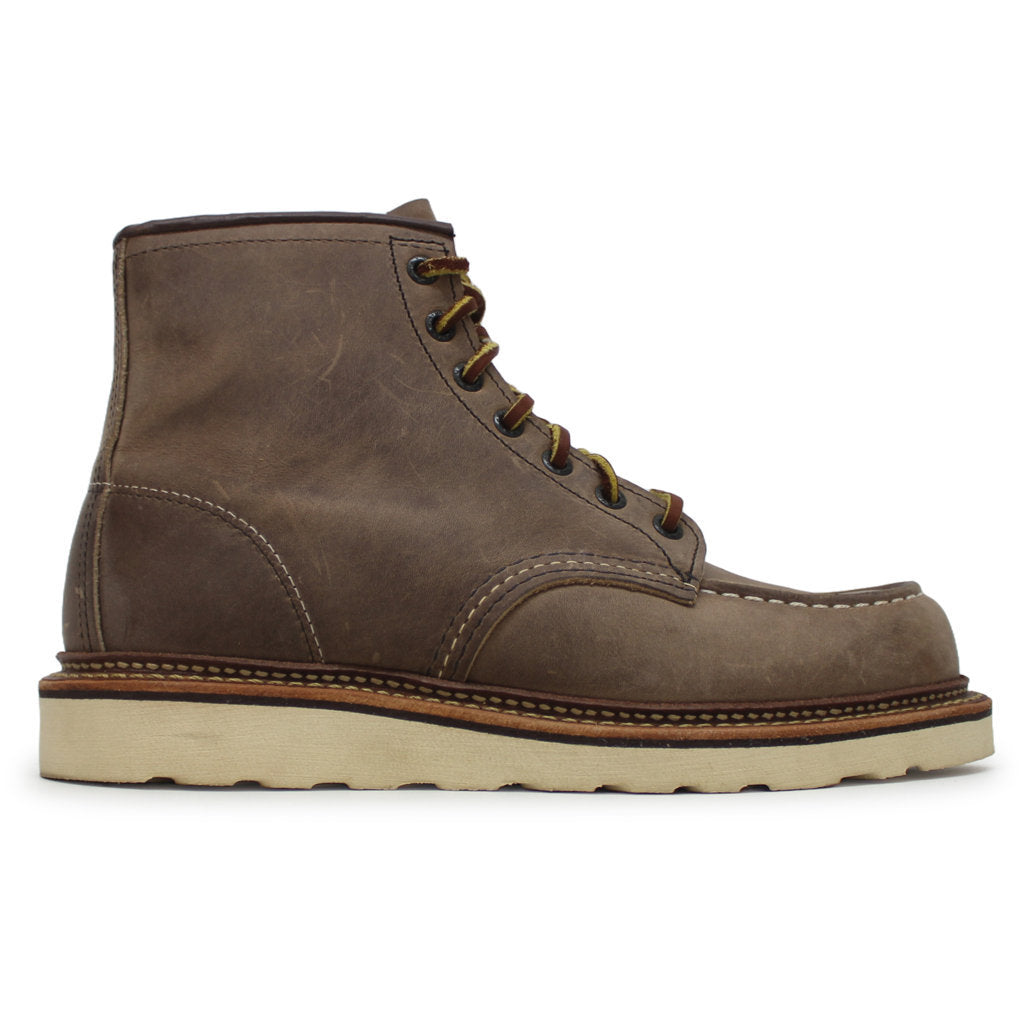 Red Wing 6-Inch Classic Moc Toe 08883-0D Leather Mens Boots - UK 6.5