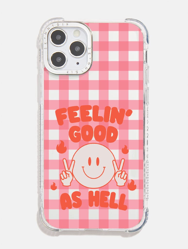 Hollie Graphik x Skinnydip Feelin' Good As Hell Shock i Phone Case, i Phone 14 Plus Case