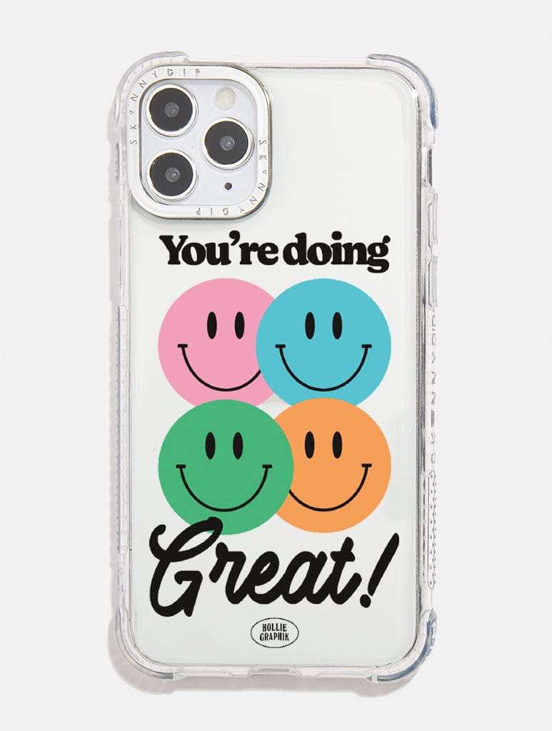 Hollie Graphik x Skinnydip You're Doing Great Shock i Phone Case, i Phone 13 Mini Case