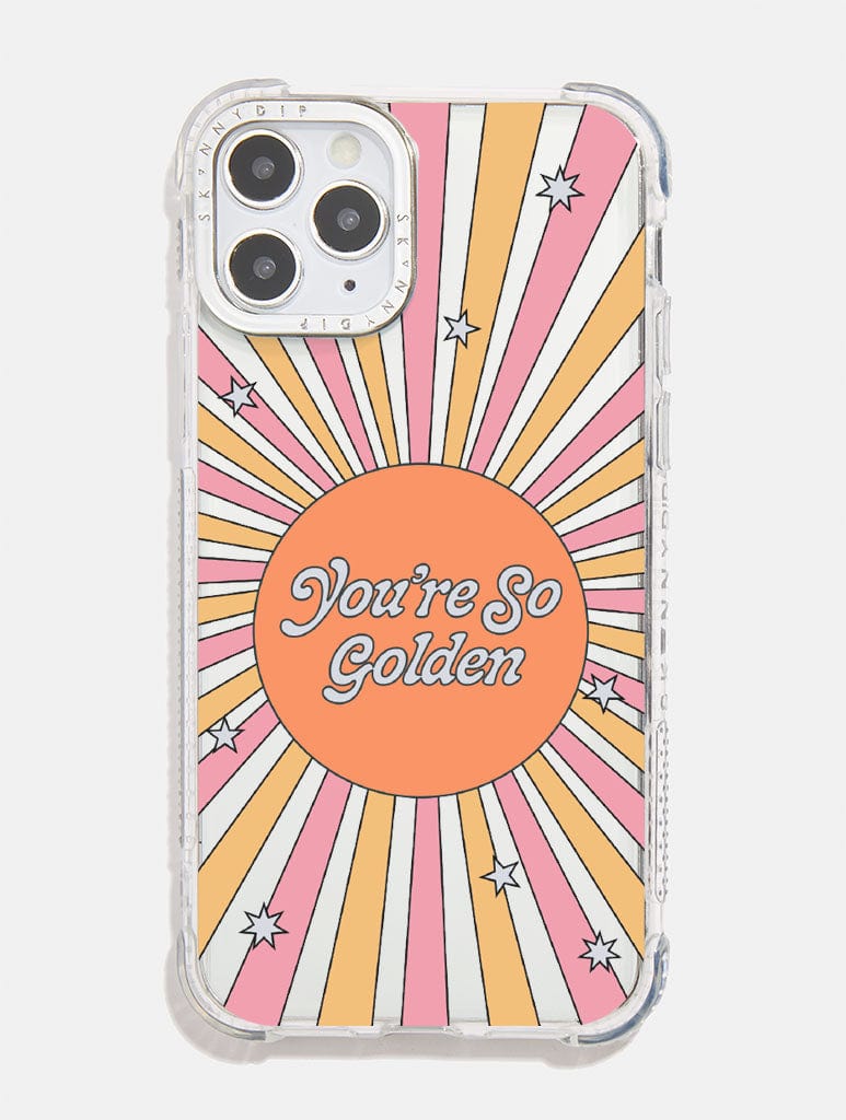 Hollie Graphik x Skinnydip You're So Golden Shock i Phone Case, i Phone 13 Mini Case