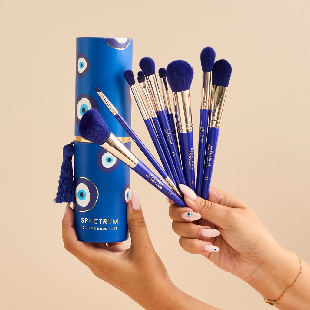 Evil Eye 10 Piece Makeup Brush Set