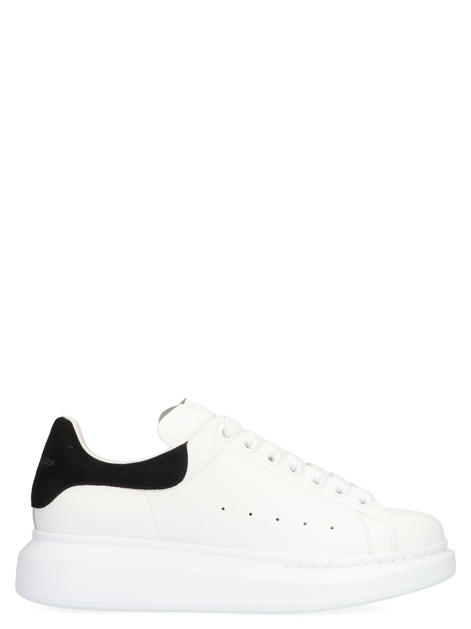 Alexander Mcqueen-'Oversize sole' Sneakers Bianco/nero-Donna