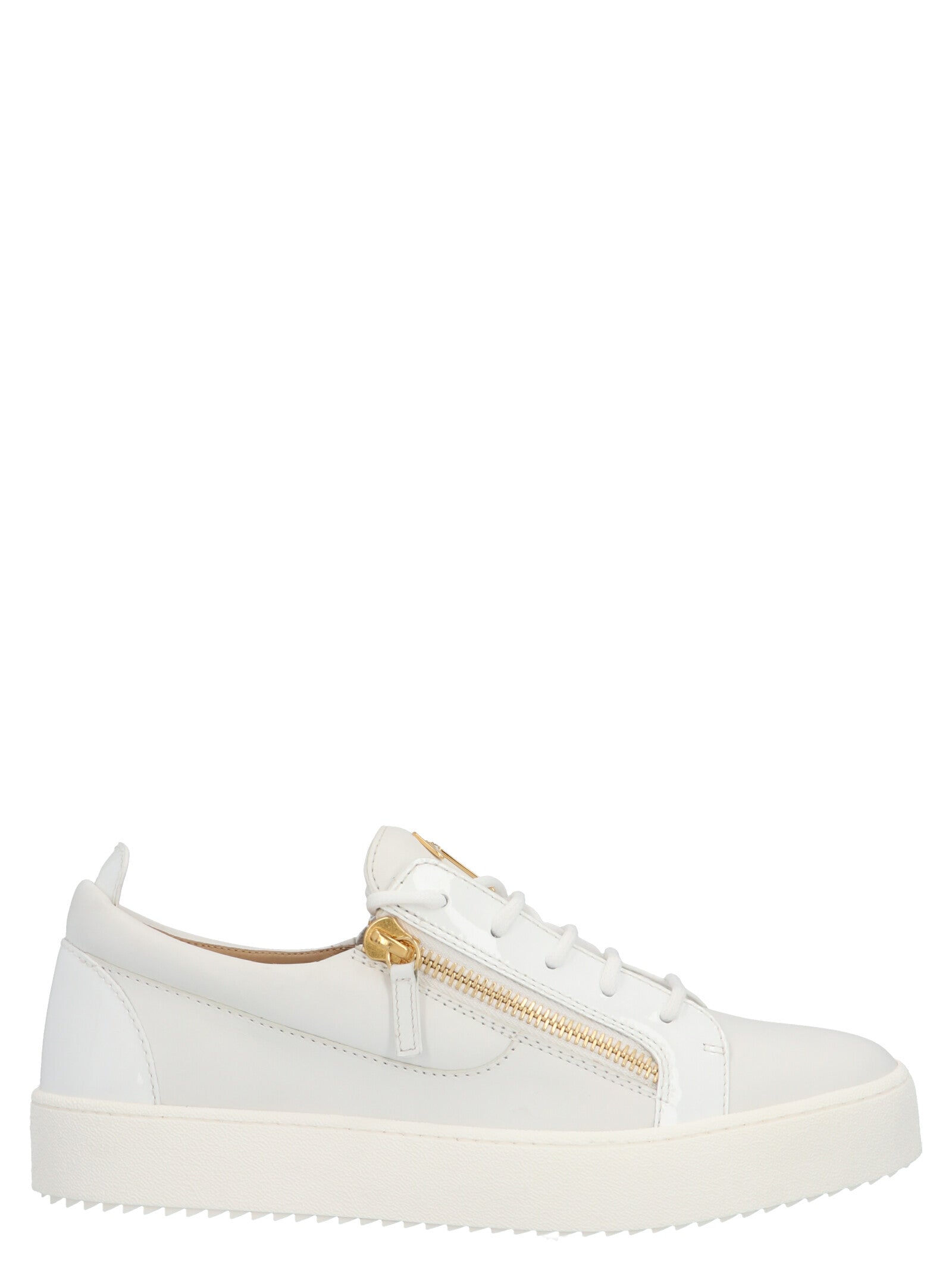 Giuseppe Zanotti-'May London' Sneakers Bianco-Uomo