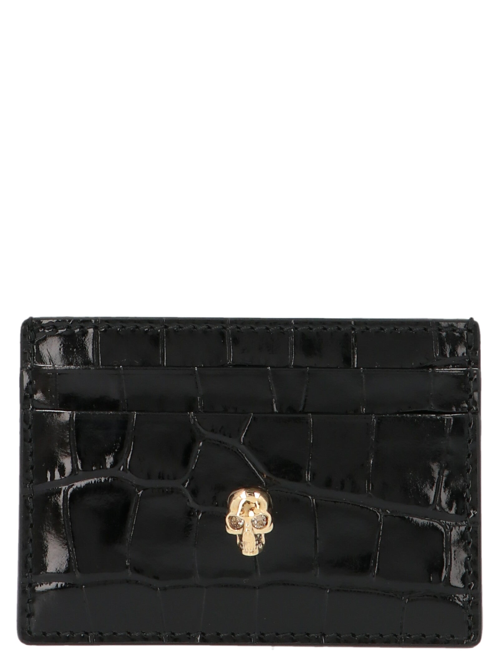 Alexander Mcqueen-'Skull' Portafogli Nero-Donna