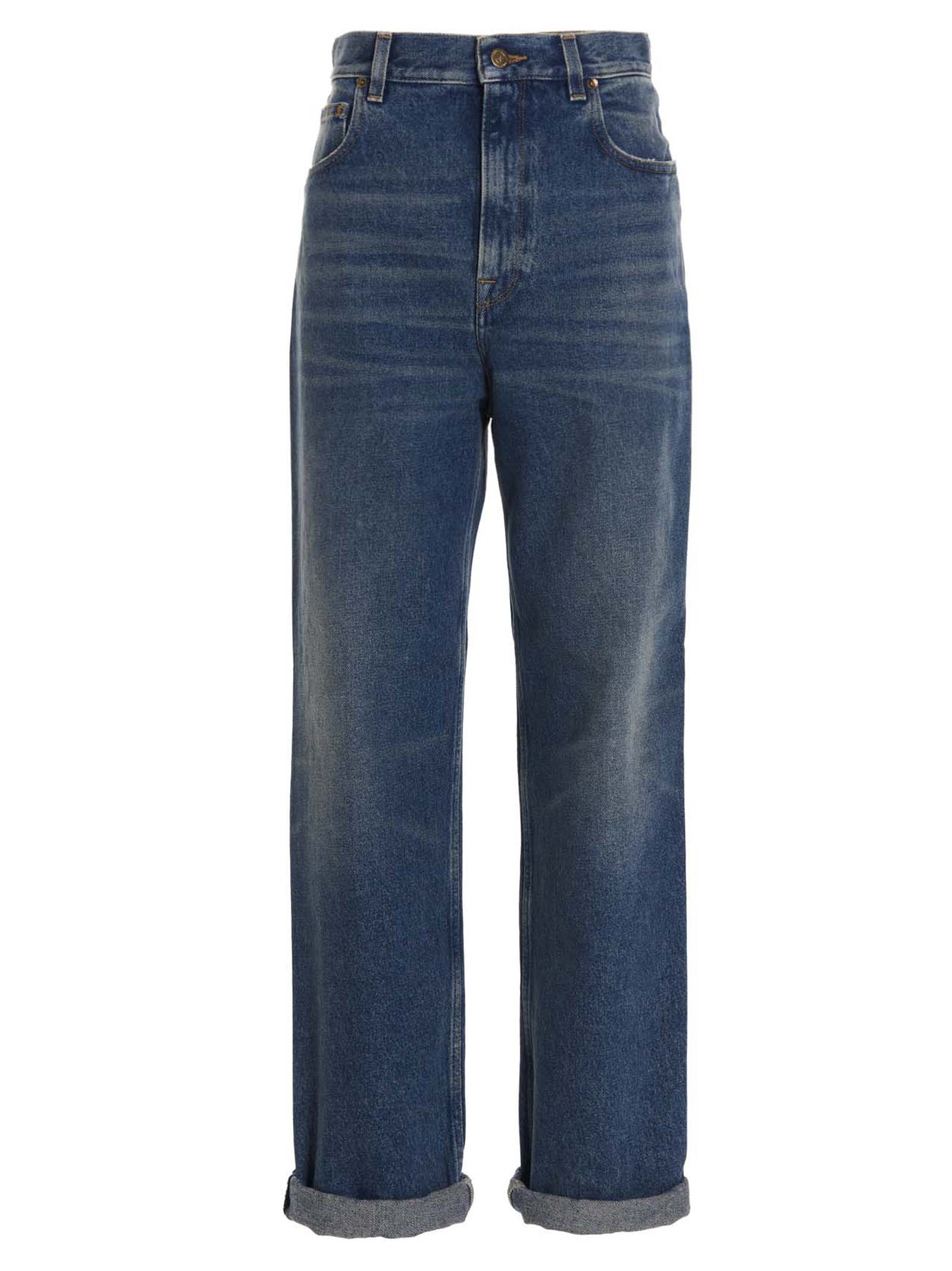 Golden Goose-'Kim' Jeans Blu-Donna