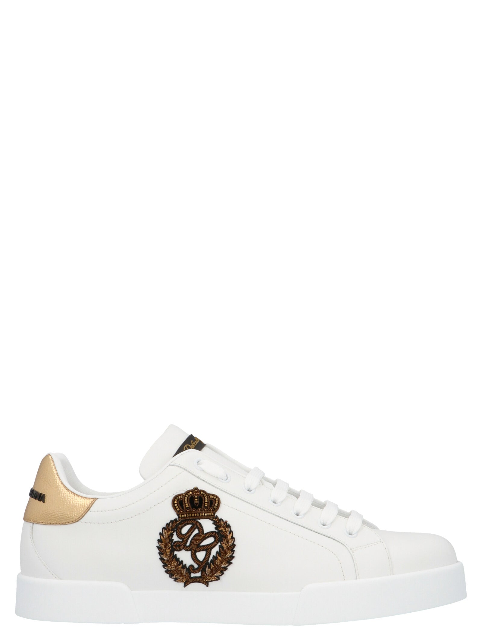 Dolce & Gabbana-'Portofino' Sneakers Bianco-Uomo