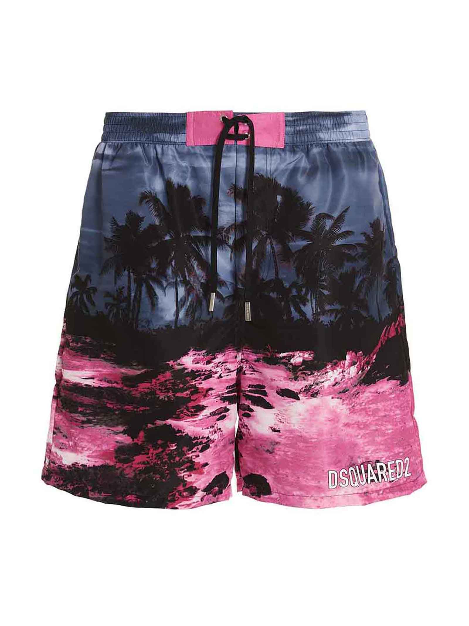 Dsquared2-Beachwear Multicolor-Uomo