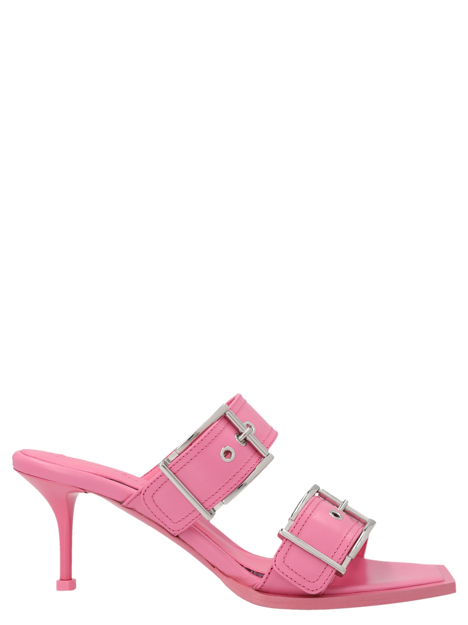 Alexander Mcqueen-'Punk' Sandali Fucsia-Donna