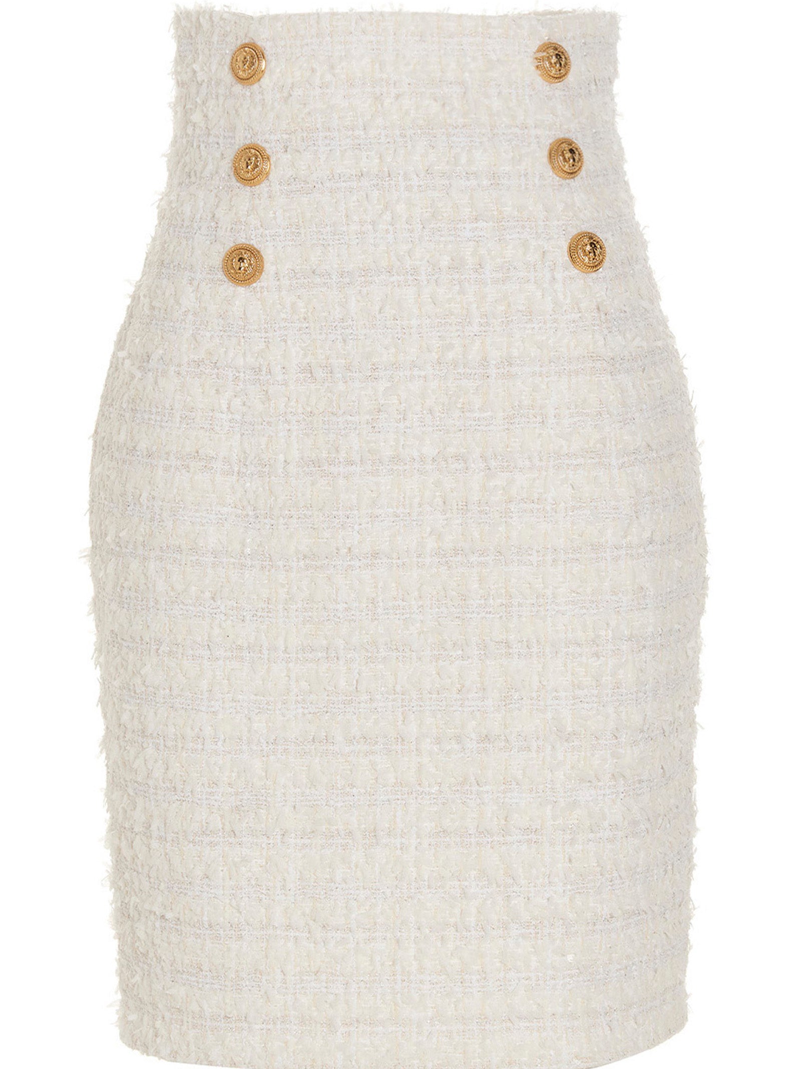 Balmain-Gonne Bianco-Donna