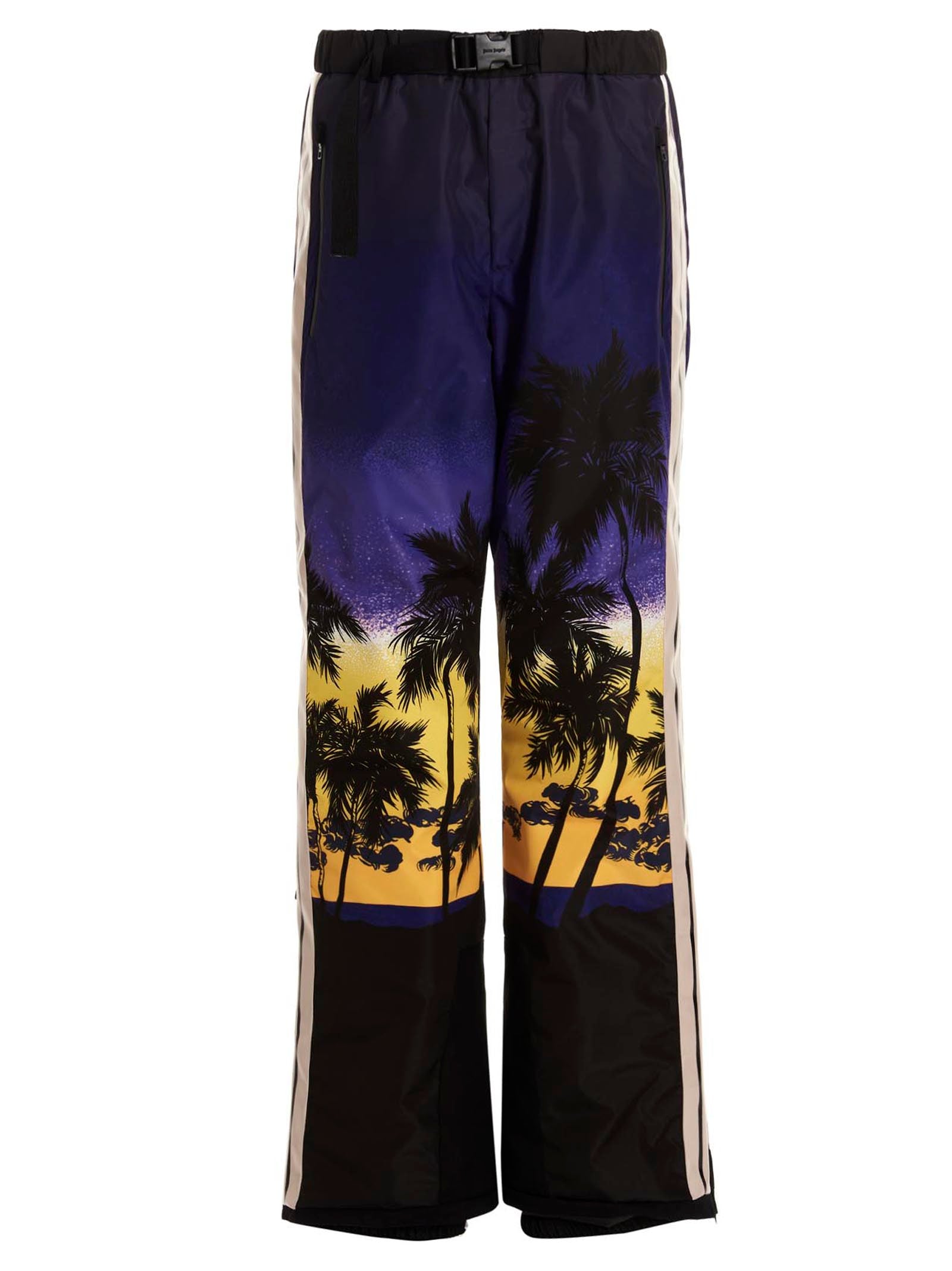 Palm Angels-'Palm Sunset' Pantaloni Viola-Donna