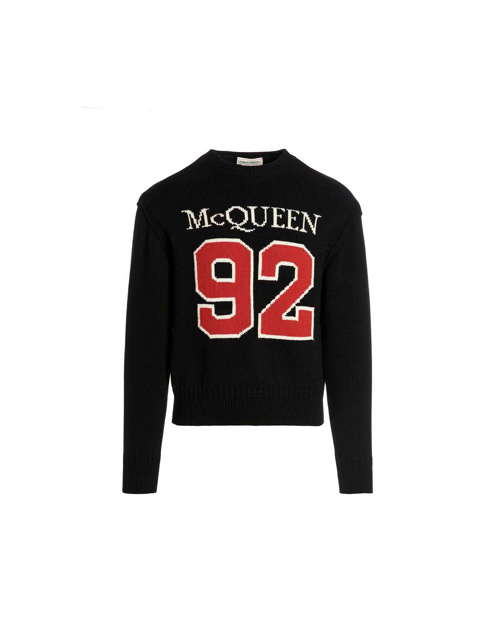 Alexander Mcqueen-Maglioni Nero-Uomo