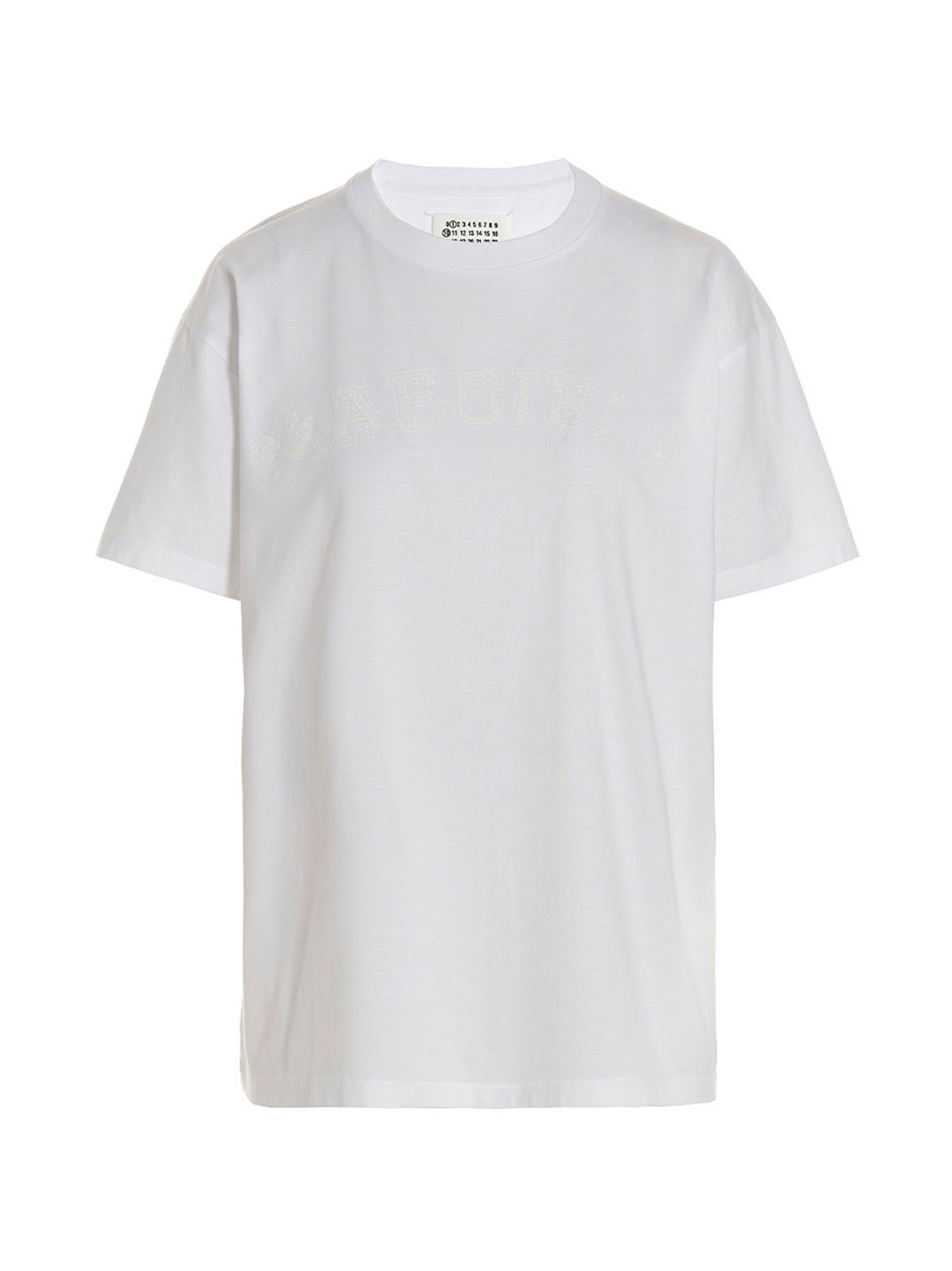 Maison Margiela-T Shirt Bianco-Donna