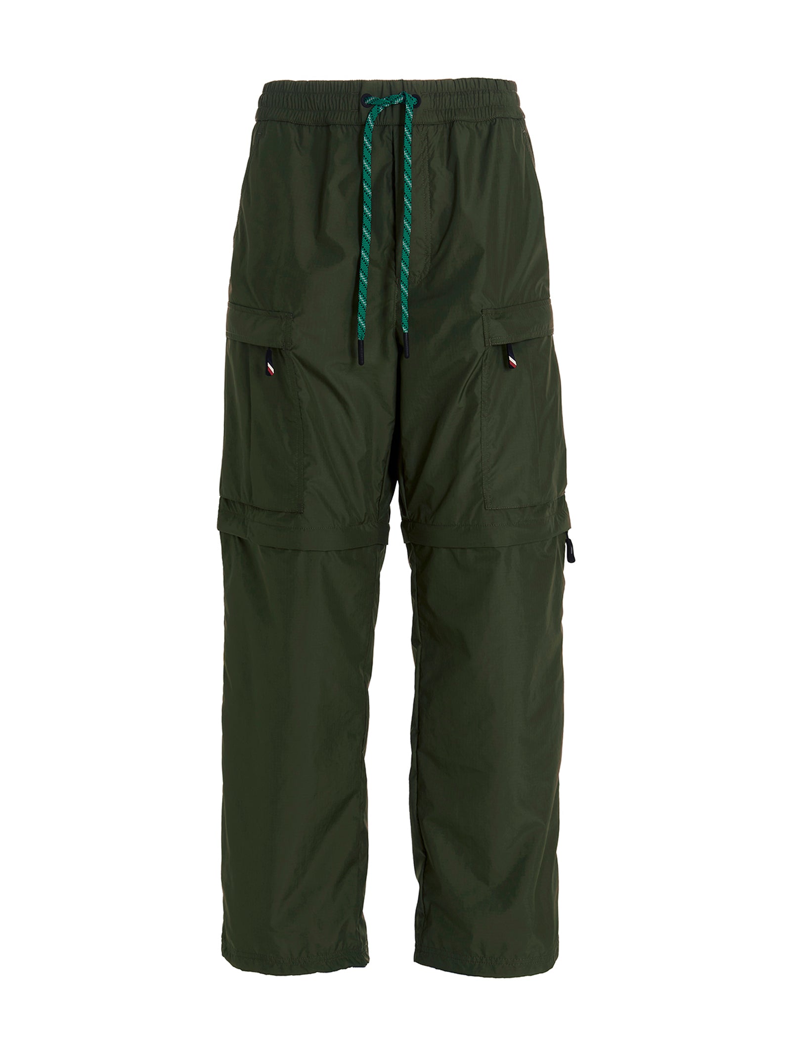 Moncler Grenoble-Pantaloni Verde-Uomo