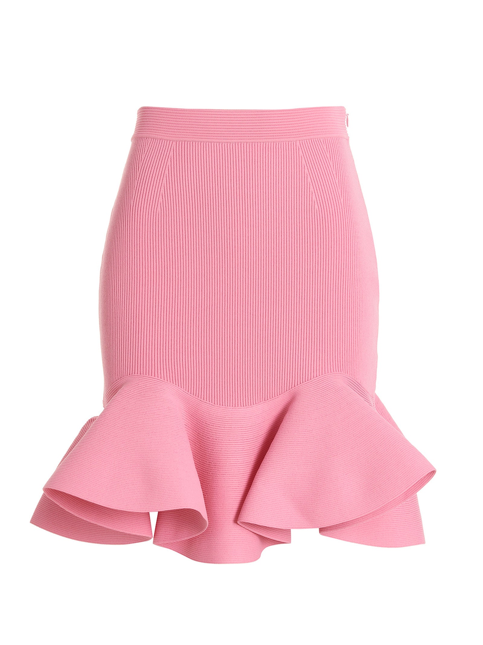 Alexander Mcqueen-'Ruffle' Gonne Rosa-Donna