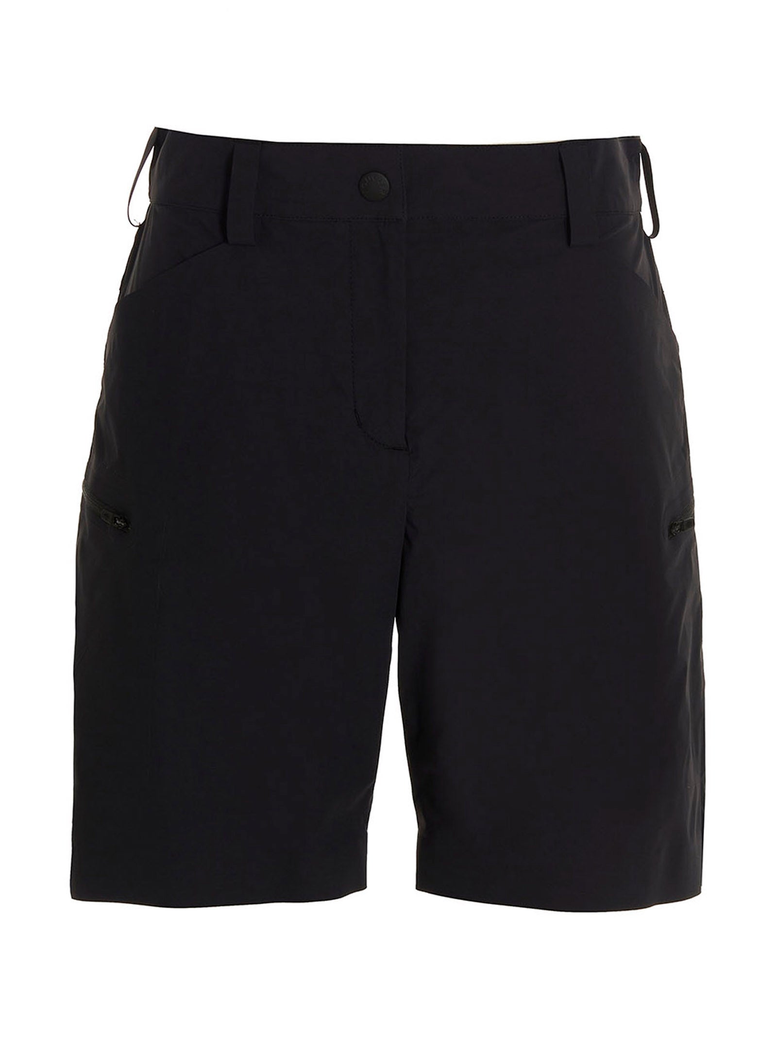 Moncler Grenoble-Bermuda, short Nero-Donna