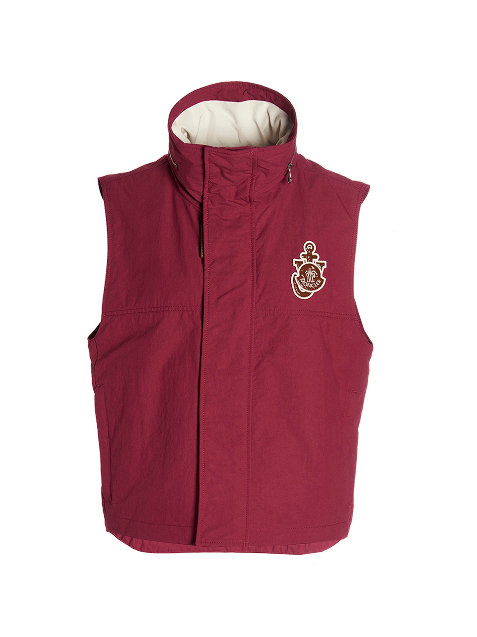 Moncler Genius-'Tryphan' Gilet Fucsia-Donna