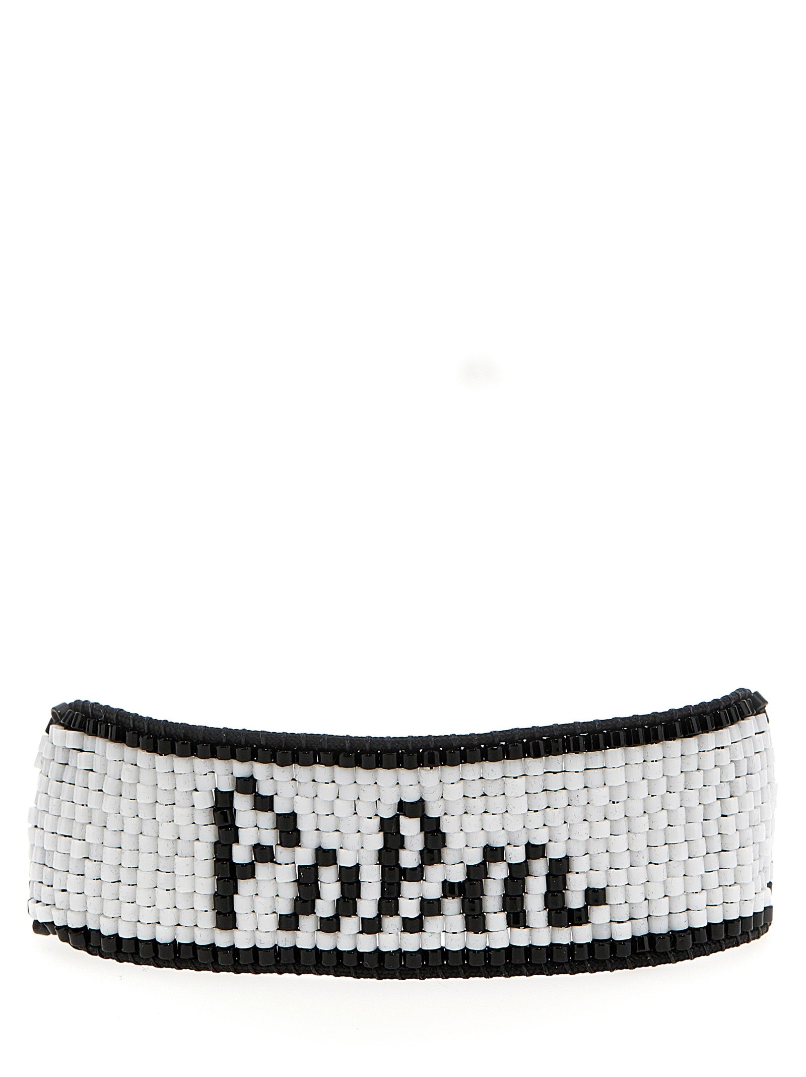 Palm Angels-Palm Beads Gioielli Bianco/Nero-Donna