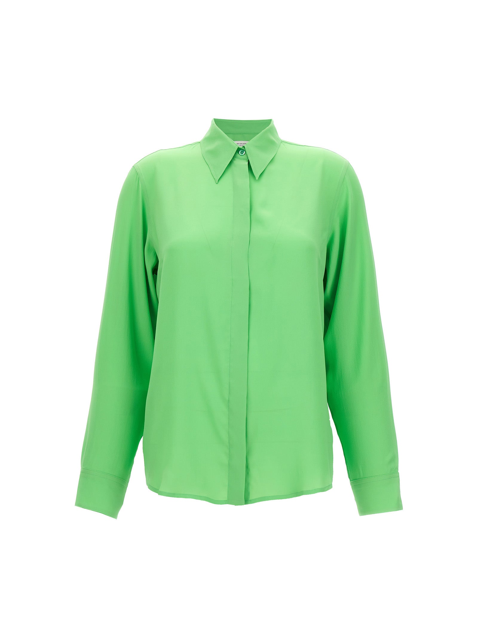 Dries Van Noten-Chowy Camicie Verde-Donna