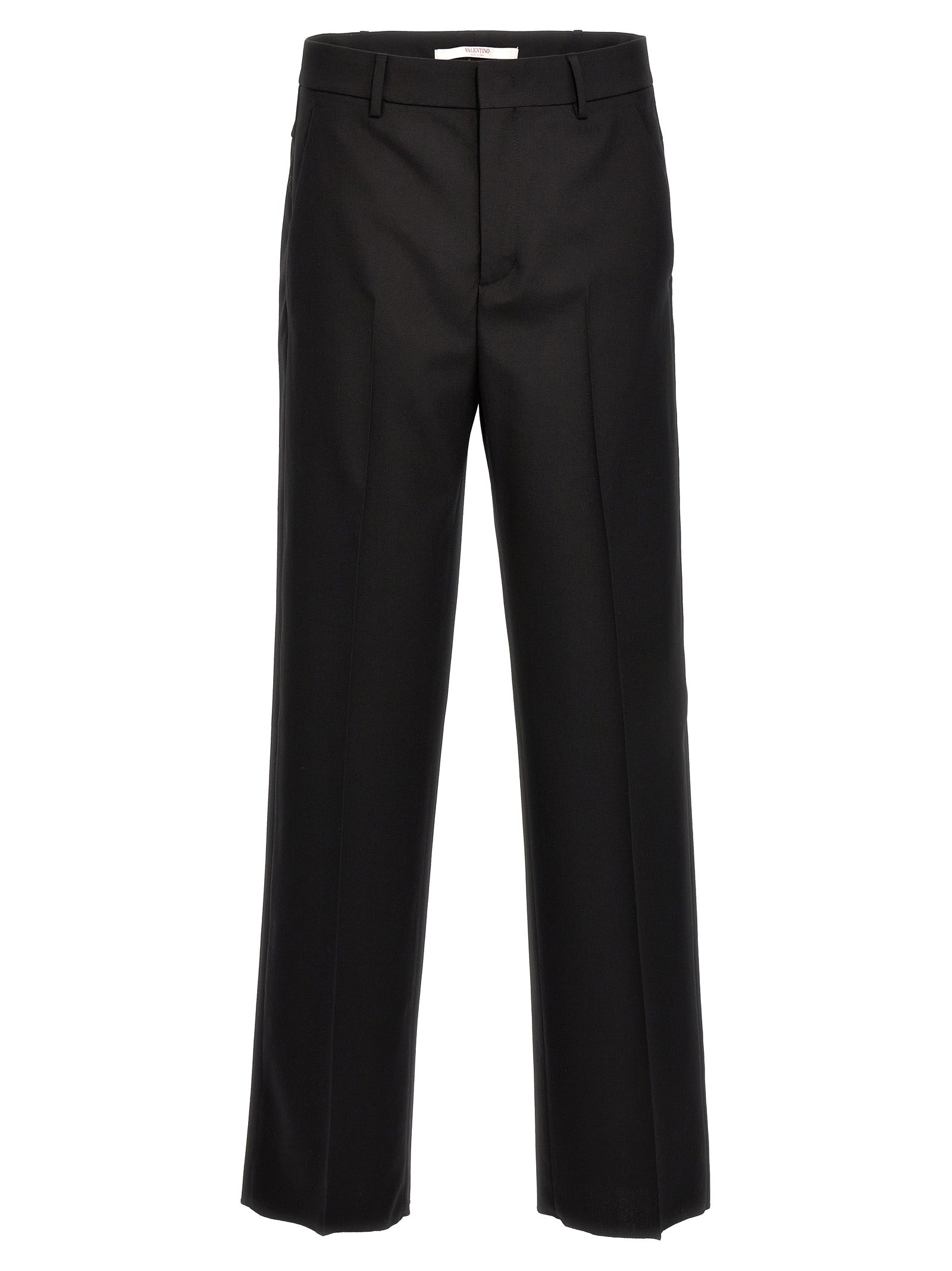 Valentino Garavani-Valentino Formal Trousers Pantaloni Nero-Uomo