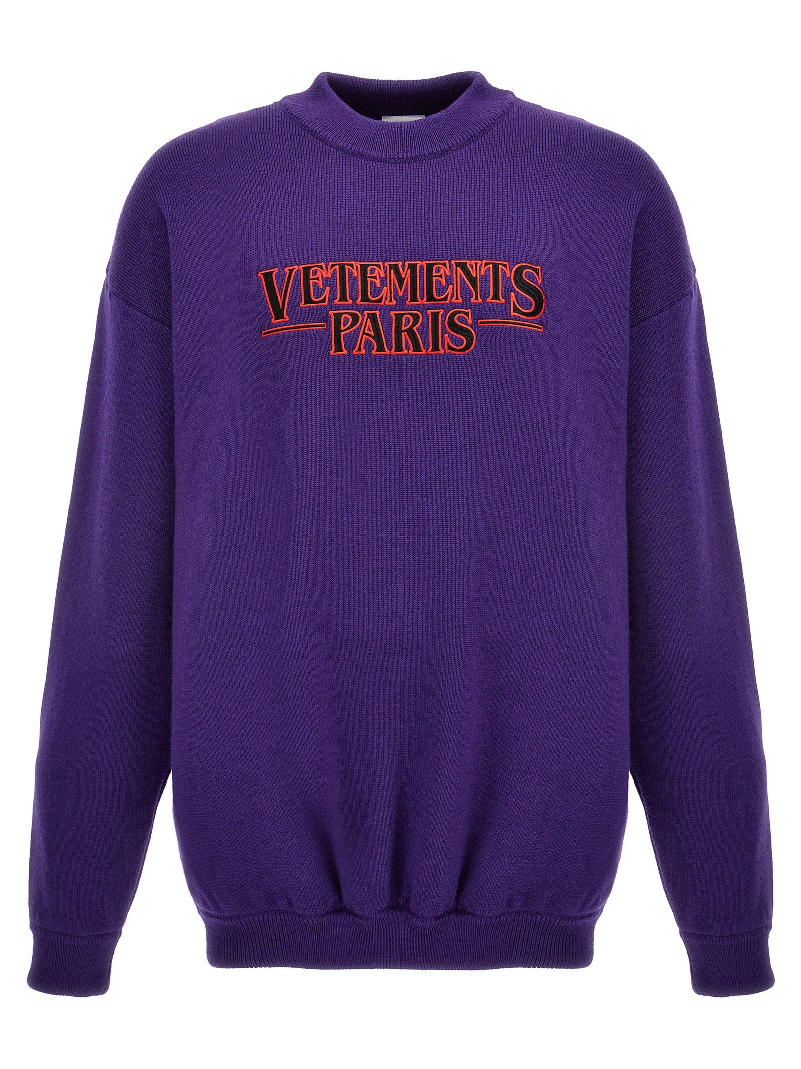 Vetements-Vetements Paris Sweater Felpe Viola-Donna