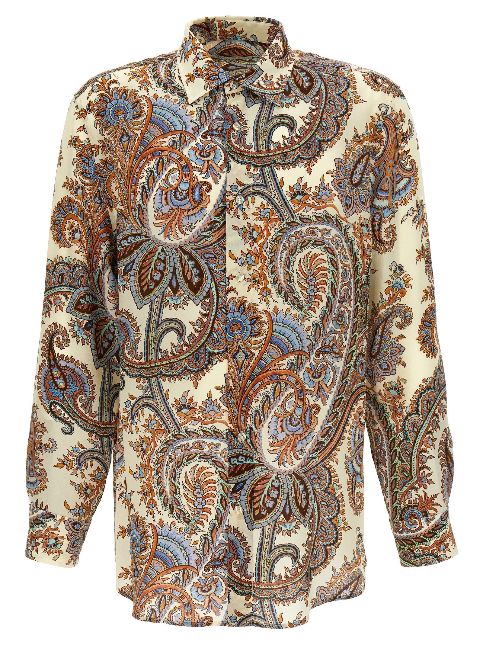 Etro-Paisley Shirt Camicie Multicolor-Uomo