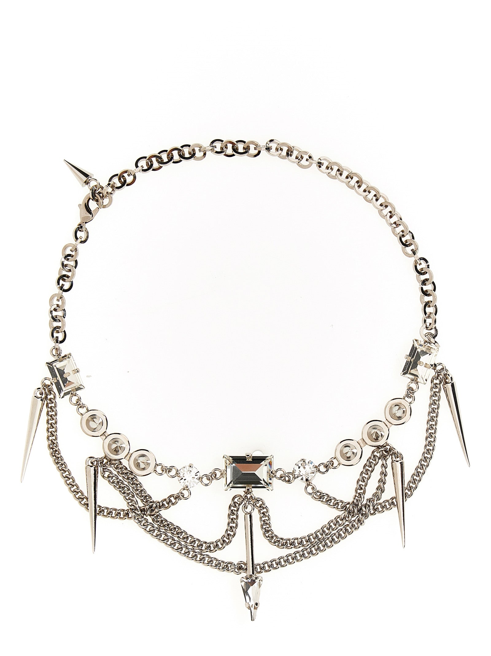 Alessandra Rich-Chain Gioielli Silver-Donna