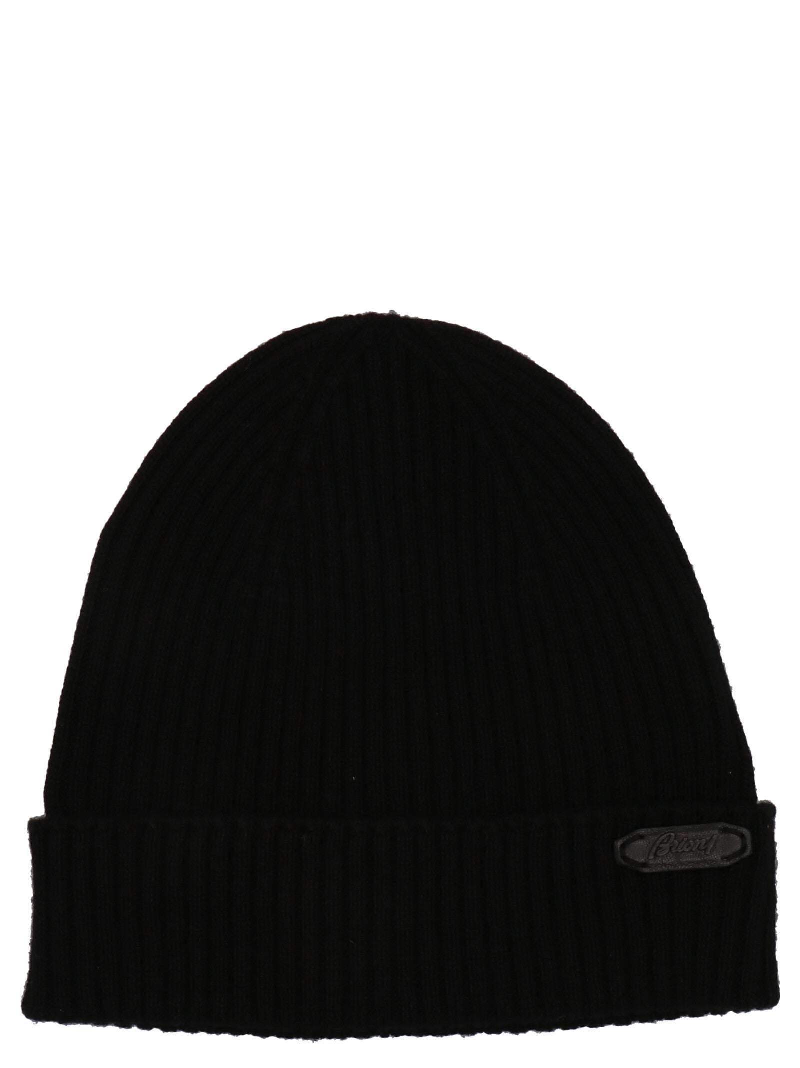 Brioni-Fisherman'S Rib Beanie Cappelli Nero-Uomo