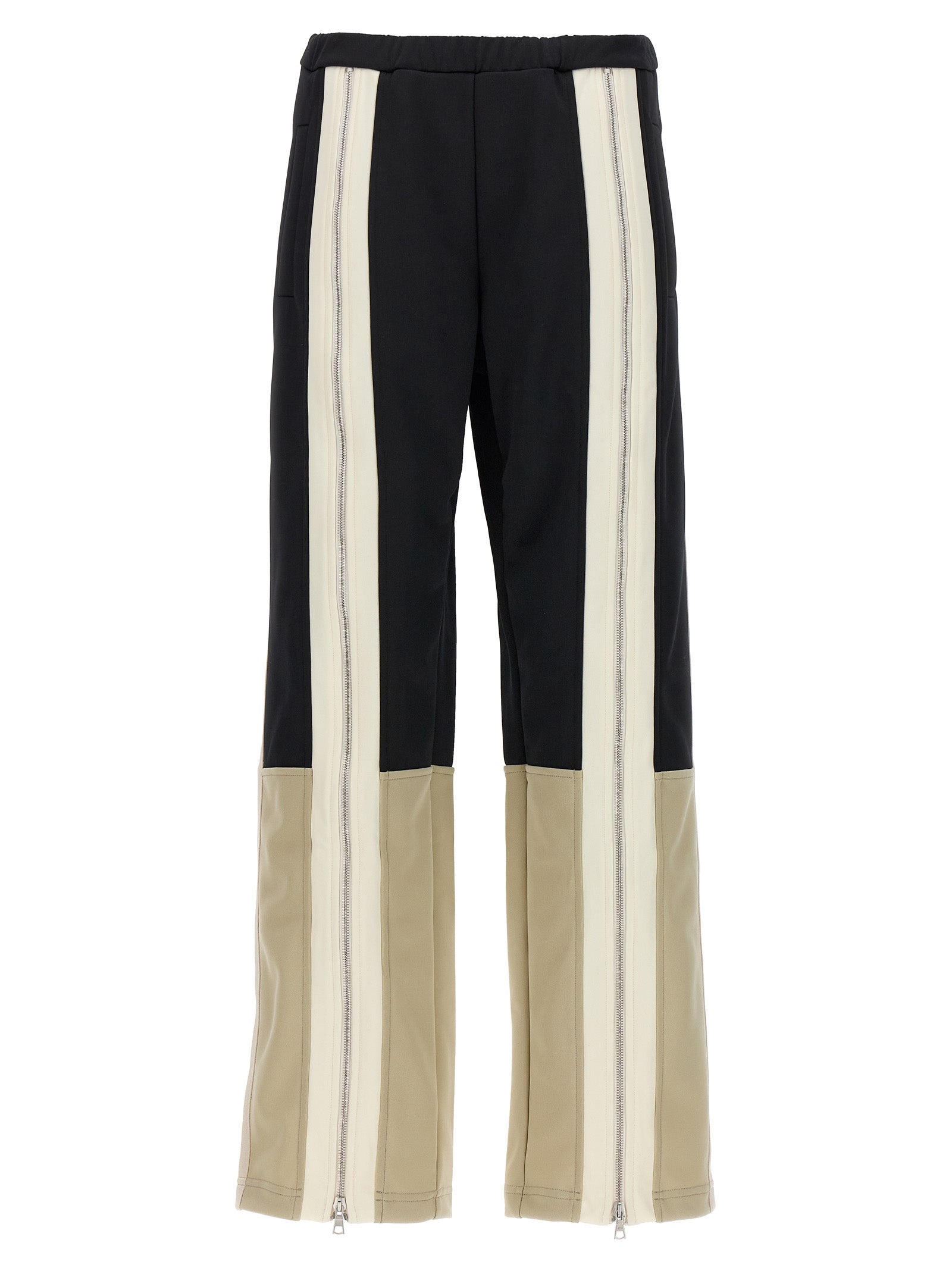 Palm Angels-Cut Zipped Track Joggers Pantaloni Multicolor-Donna