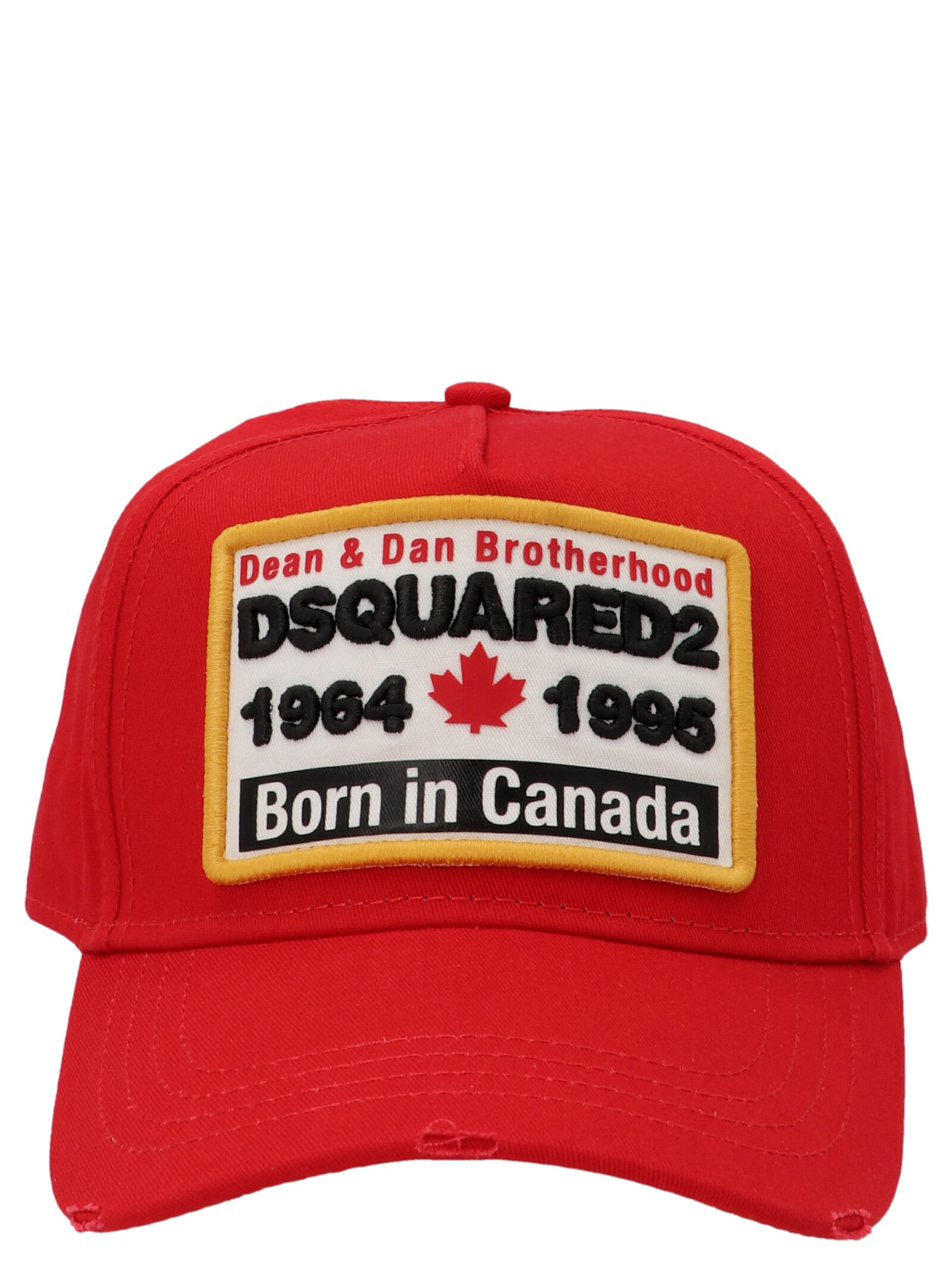 Dsquared2-Logo Cap Cappelli Rosso-Uomo