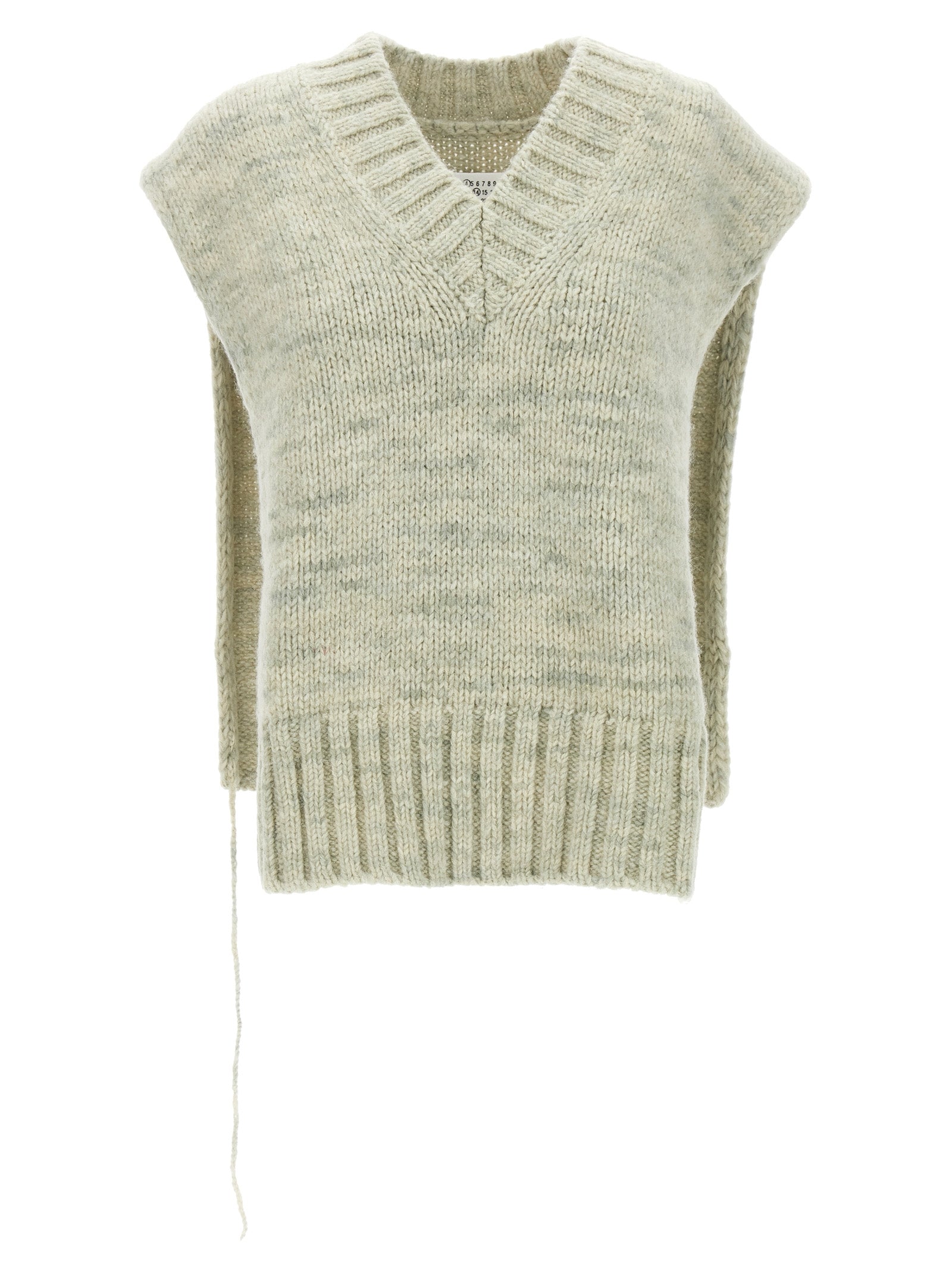 Maison Margiela-Knit Vest Gilet Verde-Donna