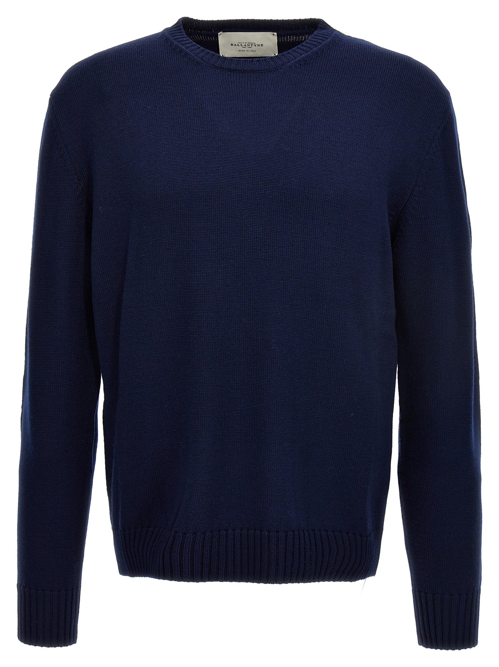 Ballantyne-Merino Sweater Maglioni Blu-Uomo