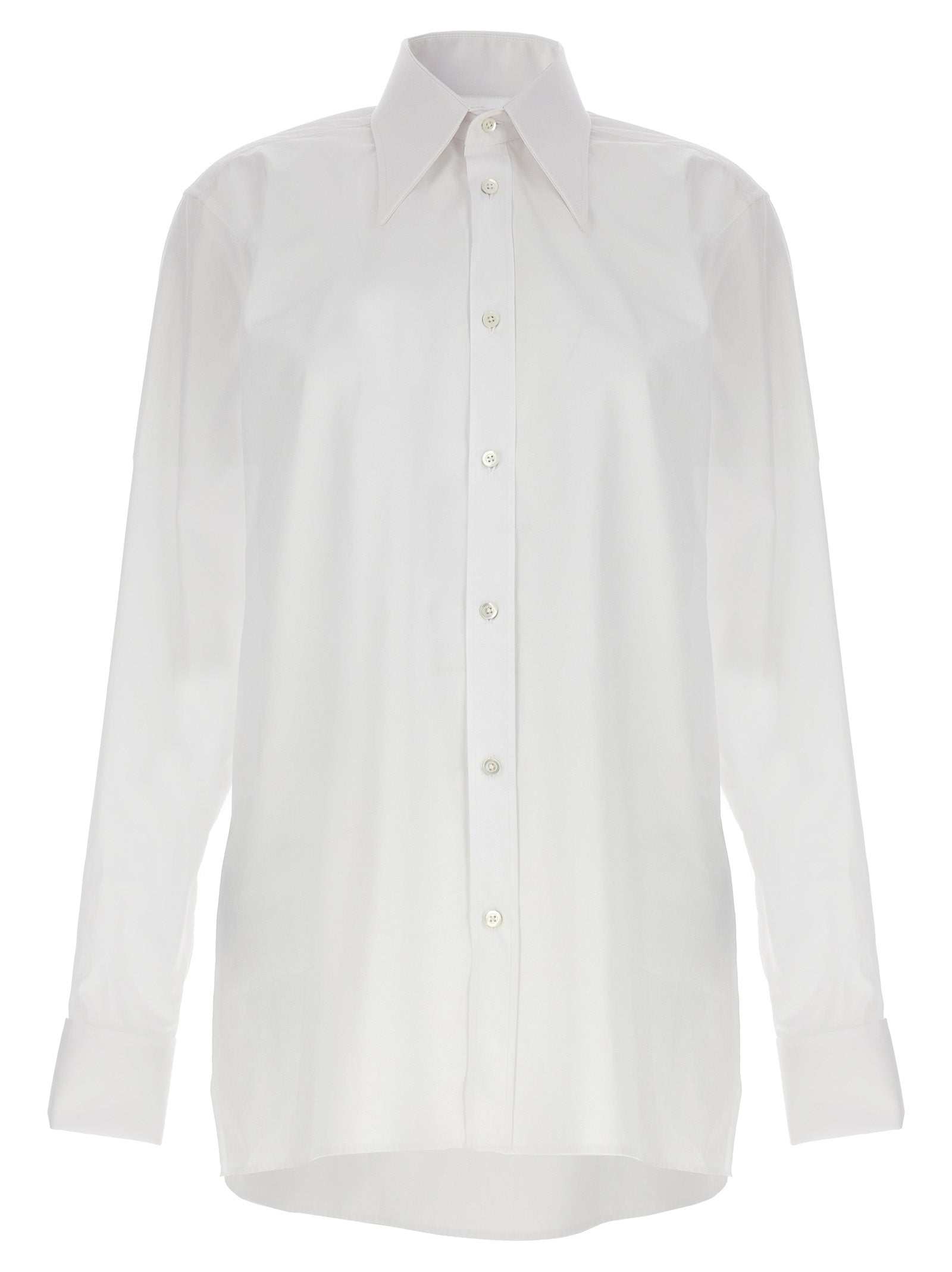 Maison Margiela-Long Shirt Camicie Bianco-Donna