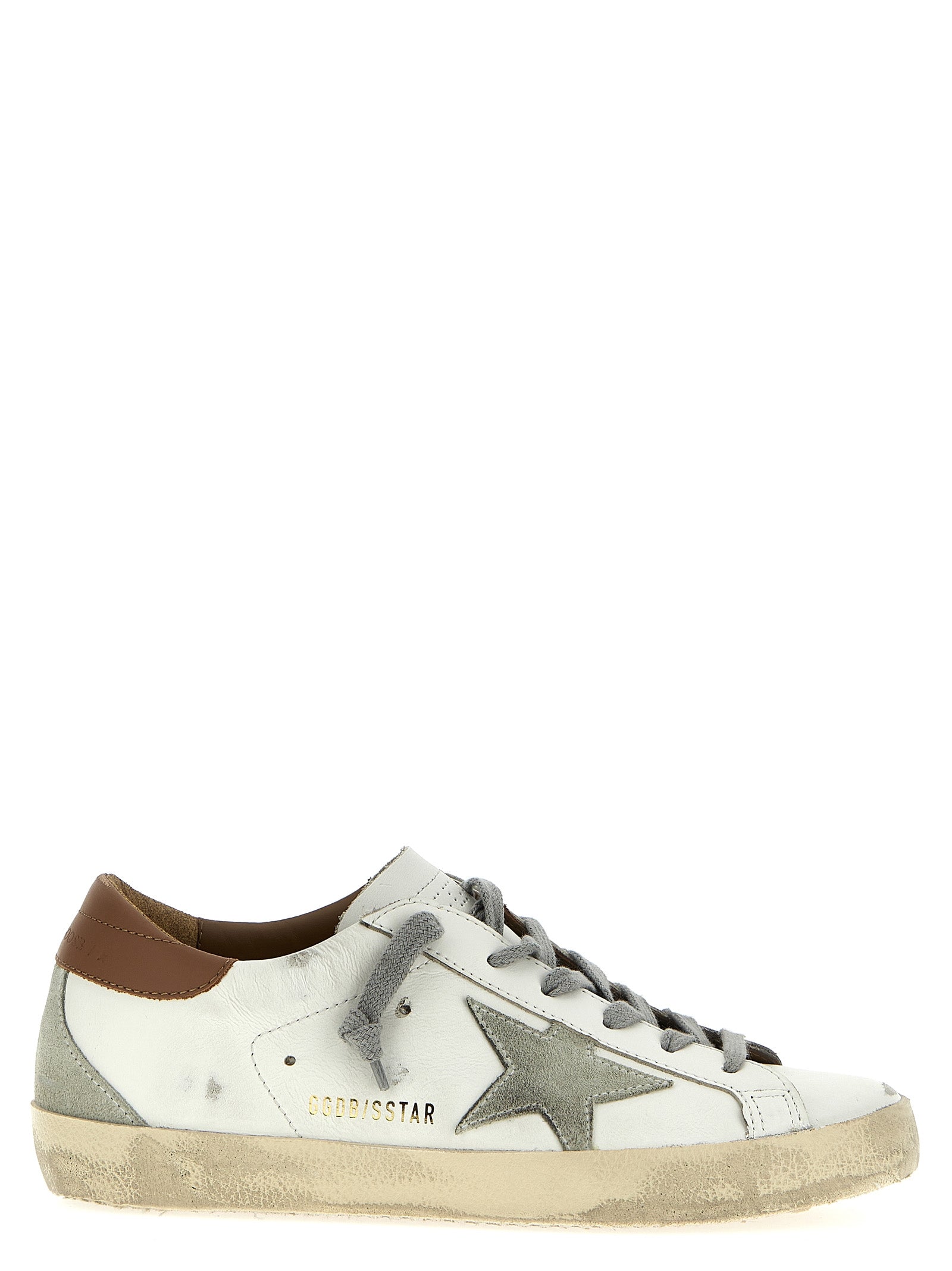 Golden Goose-Superstar Sneakers Bianco-Donna