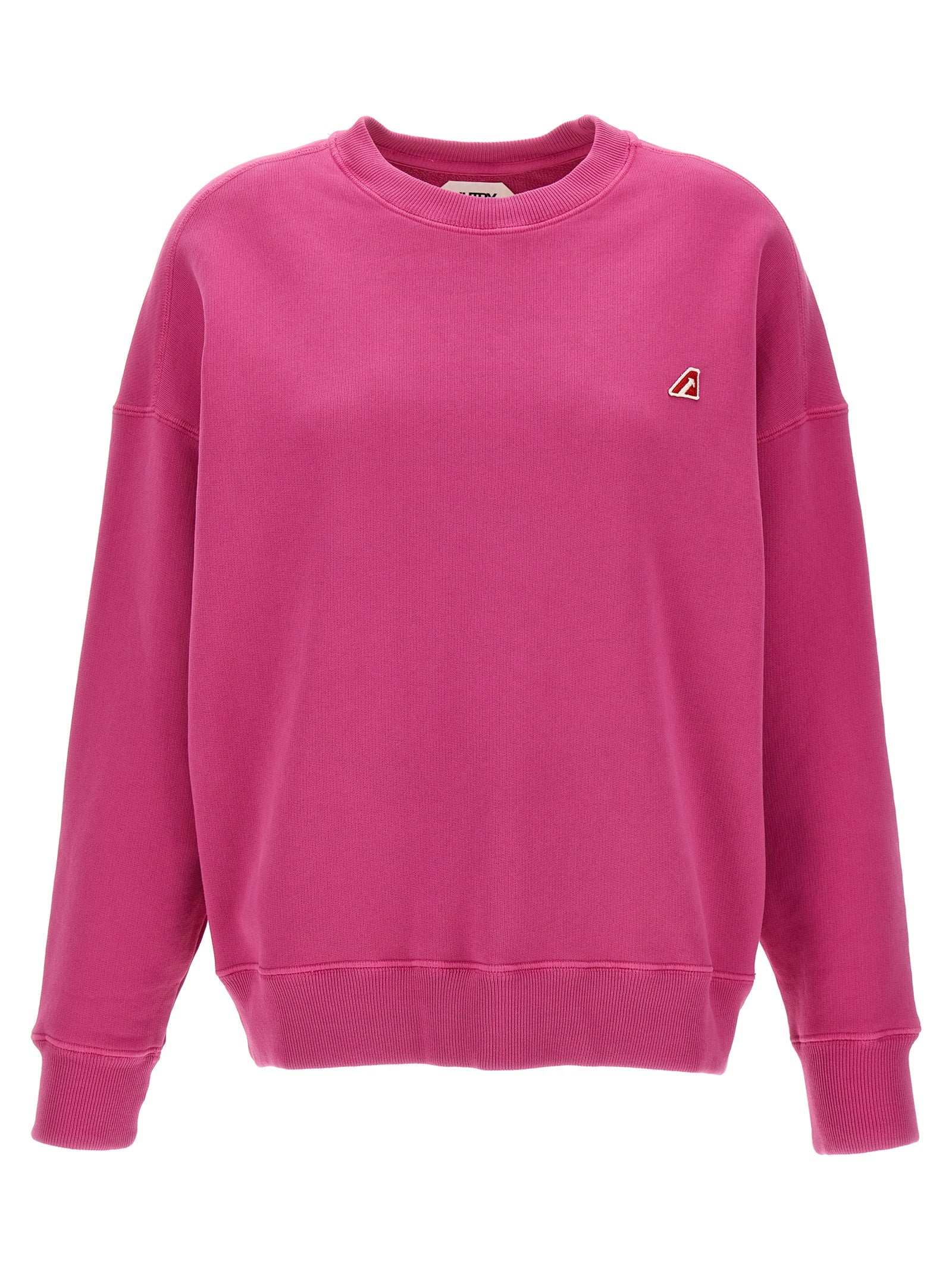 Autry-Logo Felpe Fucsia-Donna