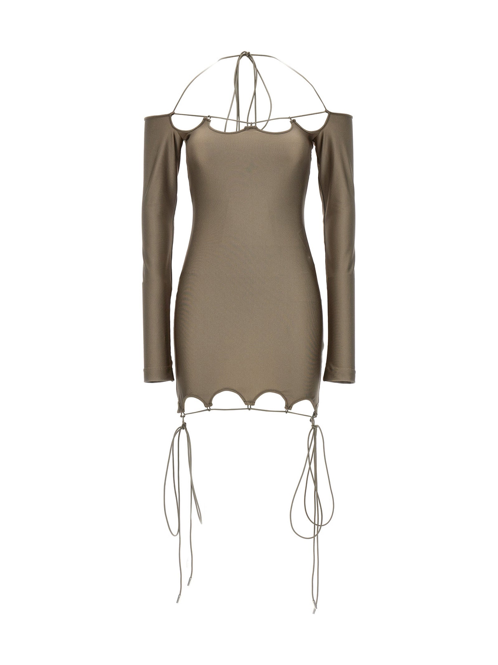 The Attico-Lyna Abiti Beige-Donna