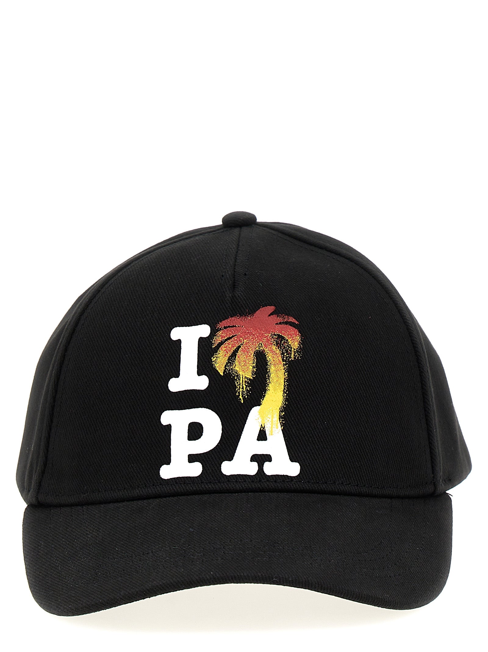 Palm Angels-I Love Pa Cappelli Nero-Uomo