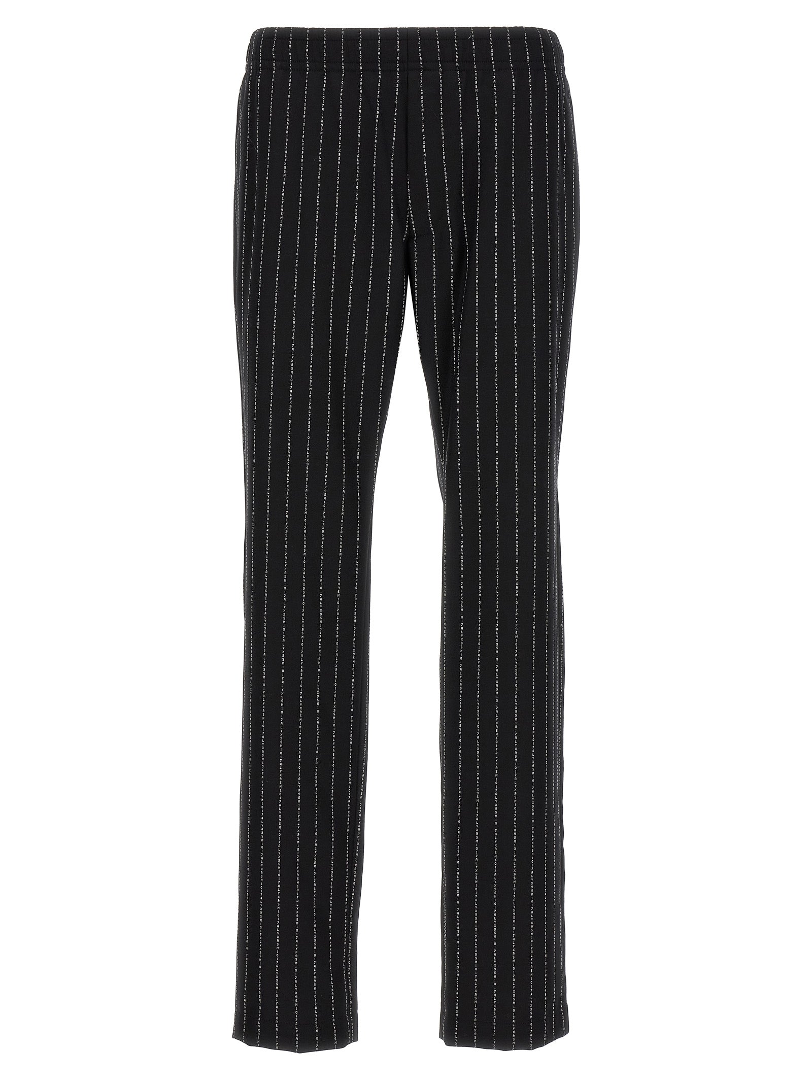 1017 Alyx 9 Sm-Logo Pantaloni Bianco/Nero-Uomo