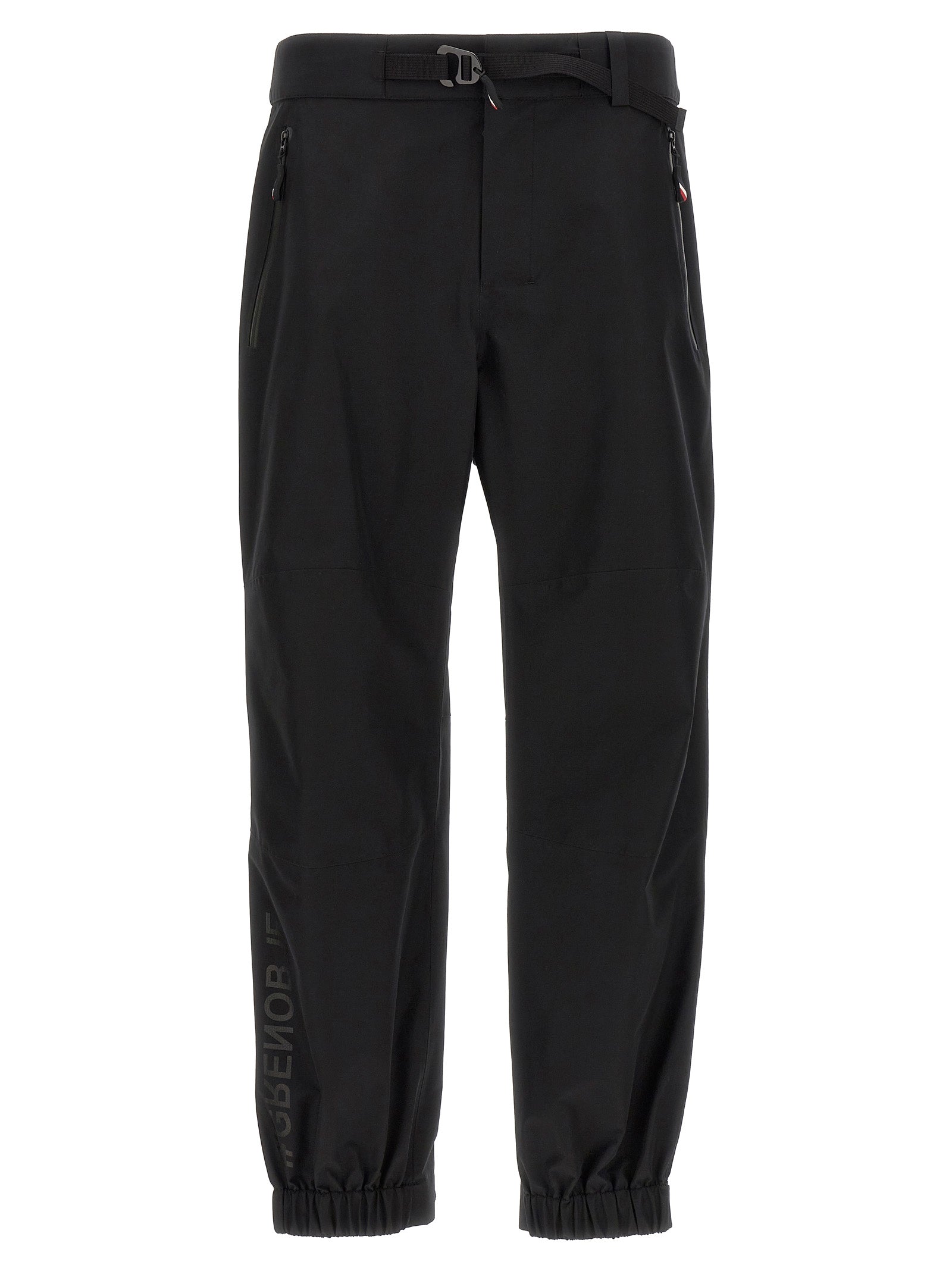 Moncler Grenoble-Nylon Pantaloni Nero-Uomo