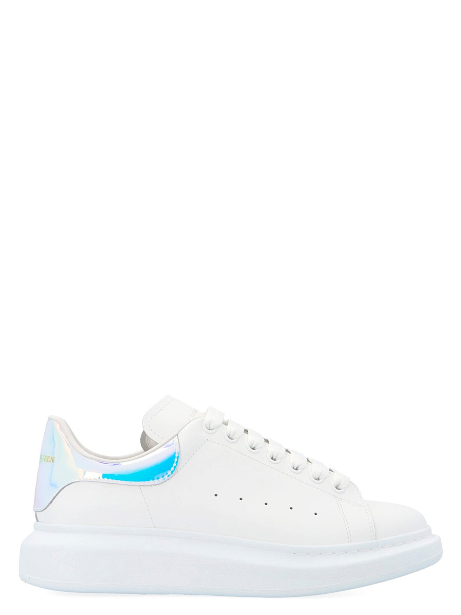 Alexander Mcqueen-Oversize Sole Sneakers Bianco-Uomo