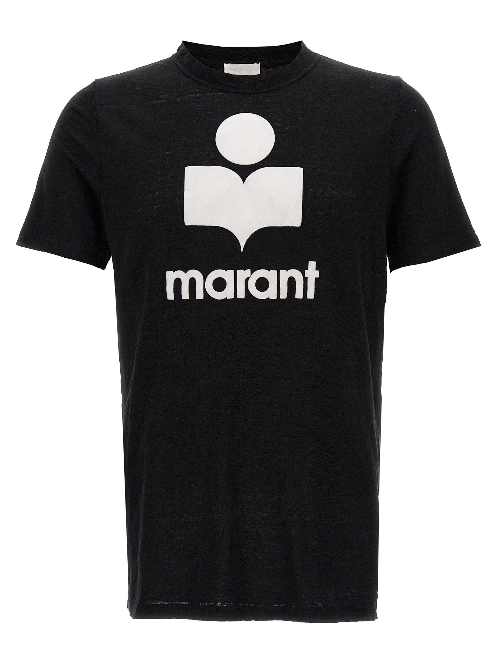 Marant-Karman T Shirt Bianco/Nero-Uomo