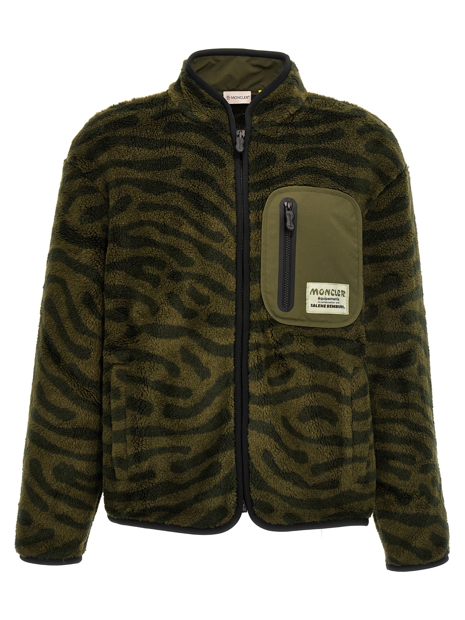 Moncler Genius-Cardigan Moncler Genius X Salehe Bembury Maglioni Verde-Donna