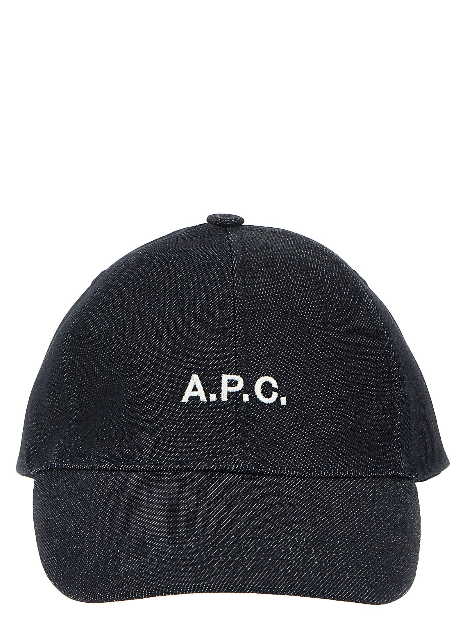 A. P.C.-Denim Cap Cappelli Blu-Donna