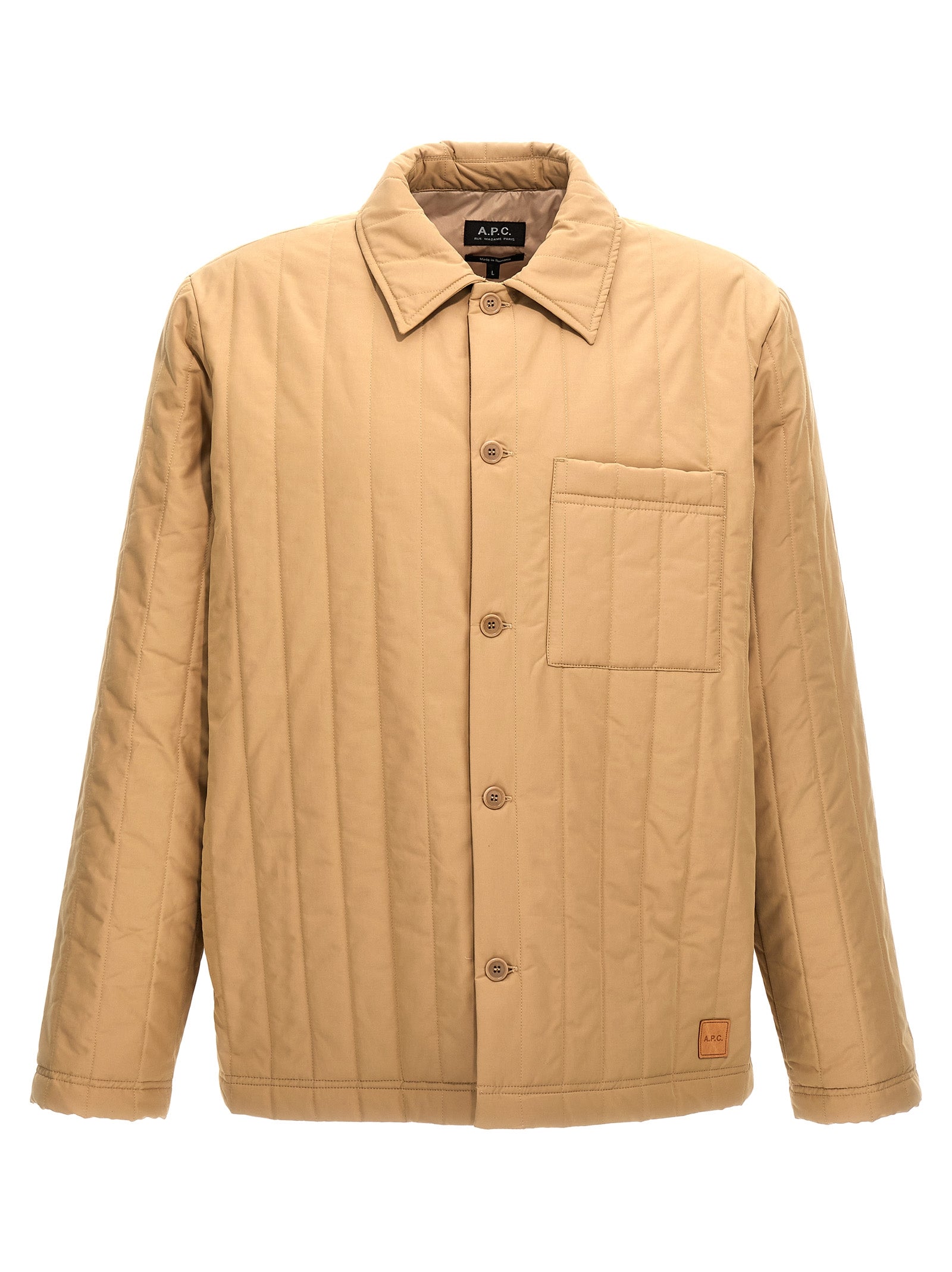 A. P.C.-Hugo Giacche Beige-Uomo